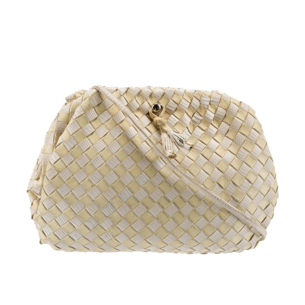 Bottega Veneta vintage woven leather crossbody clutch bag - Picture 12 of 12